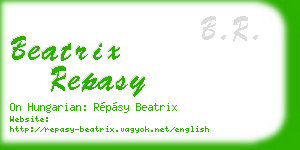 beatrix repasy business card