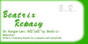 beatrix repasy business card